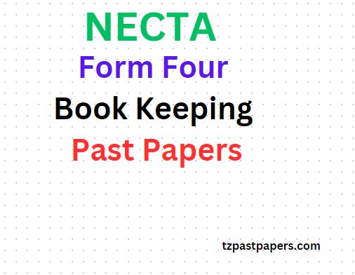 Form Four Book Keeping Past Papers NECTA