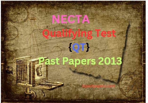 Qualifying Test QT Past Papers 2013