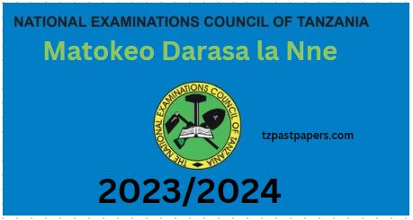 NECTA Matokeo ya Darasa La Nne 2023/2024