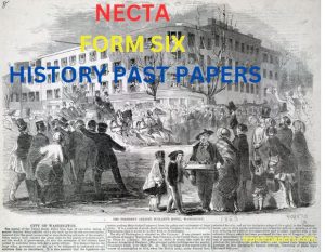 NECTA Form Six History Paper 2 Past Papers