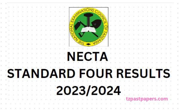 NECTA Standard Four Results 2023-2024 Kagera